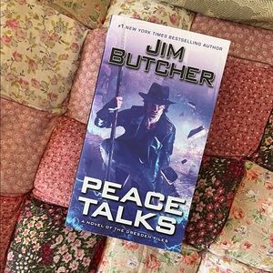 'Peace Talks' Novel - Blue Cover